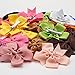 CÉLLOT 40Pcs 3 Inch Boutique Grosgrain Ribbon Pinwheel Hair Bows Alligator Clips For Girls Toddlers Accessories Teens Gifts In Pairs