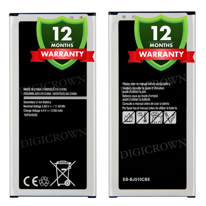 Image of Original EB-BJ510CBE Battery Compatible for Samsung Galaxy J5 (2016) (SM-J510F) - (3100mAh) - 1 Year Warranty DF7