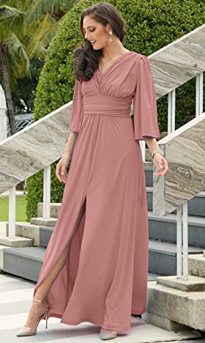 Image of KOH KOH Womens Long Bridesmaid Semi Formal Wedding Guest Maxi Dress Gown