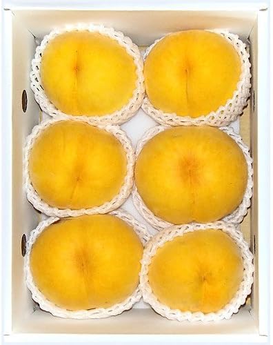 Amazon 山梨県産 桃 甲斐黄桃 かいきとう 黄金桃 秀品 約2kg 5 6玉 詰め合わせ ギフト箱入り ロイヤルガストロ もも 通販
