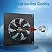SCCCF USB Cabinet 120MM Fan Quiet Cooling Fan System 6