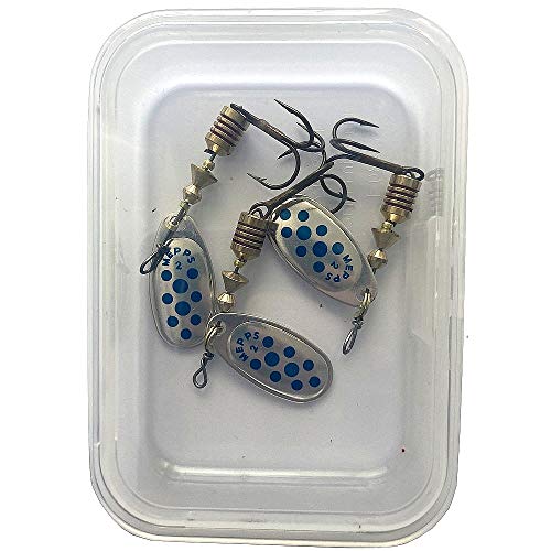 Mepps Boite de 3 cuillers Comet Bleu Taille 2 Cover