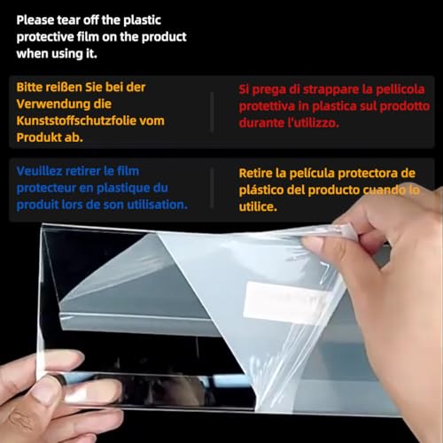 TAPKUA Tisch-Namensschildhalter 30x10,5 cm, 12er Pack Transparenter Tischaufsteller für A4-Papier Doppelseitige Visitenkarten in Dachform Geeignet für Konferenz Hochzeit Schreibtisch (12 Stück)