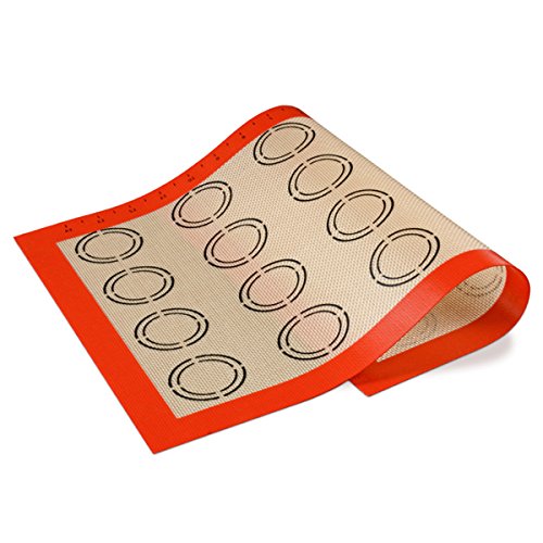 BESTonZON Silicone Cuisson Tapis Anti-Adhésif Pâtisserie Pâte à Pâte Tapis Roulant Pâte Tapis pour Gâteau Cookie Macaron Grande Taille