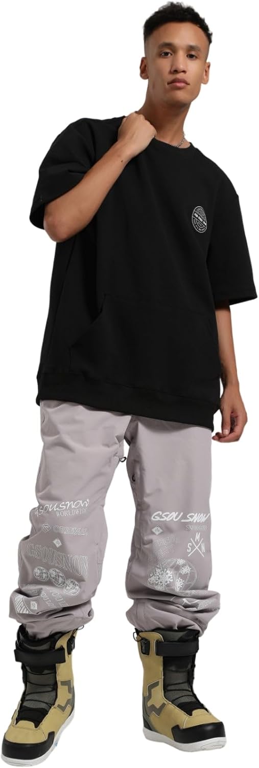 GSOU SNOW Womens Ski Pants Mens Snowboard Pants Waterproof Snow Pants for Winter Outdoor Sport Warm - Image 5