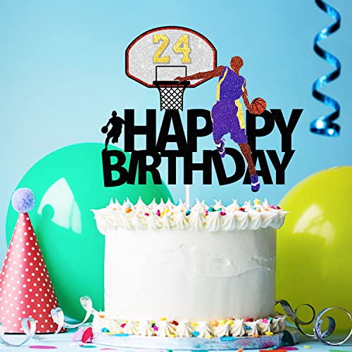 Basketball Cake Topper - Happy Birthday Party Basketball Star Themed Boy Girl Cake Decorations #TOP2