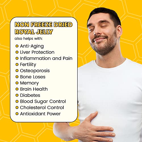 Royal B Essentials 190617 Ultra-Premium Royal Jelly 4,500Mg Per Jar (Nootropics) In Vegan Capsules thumb #7