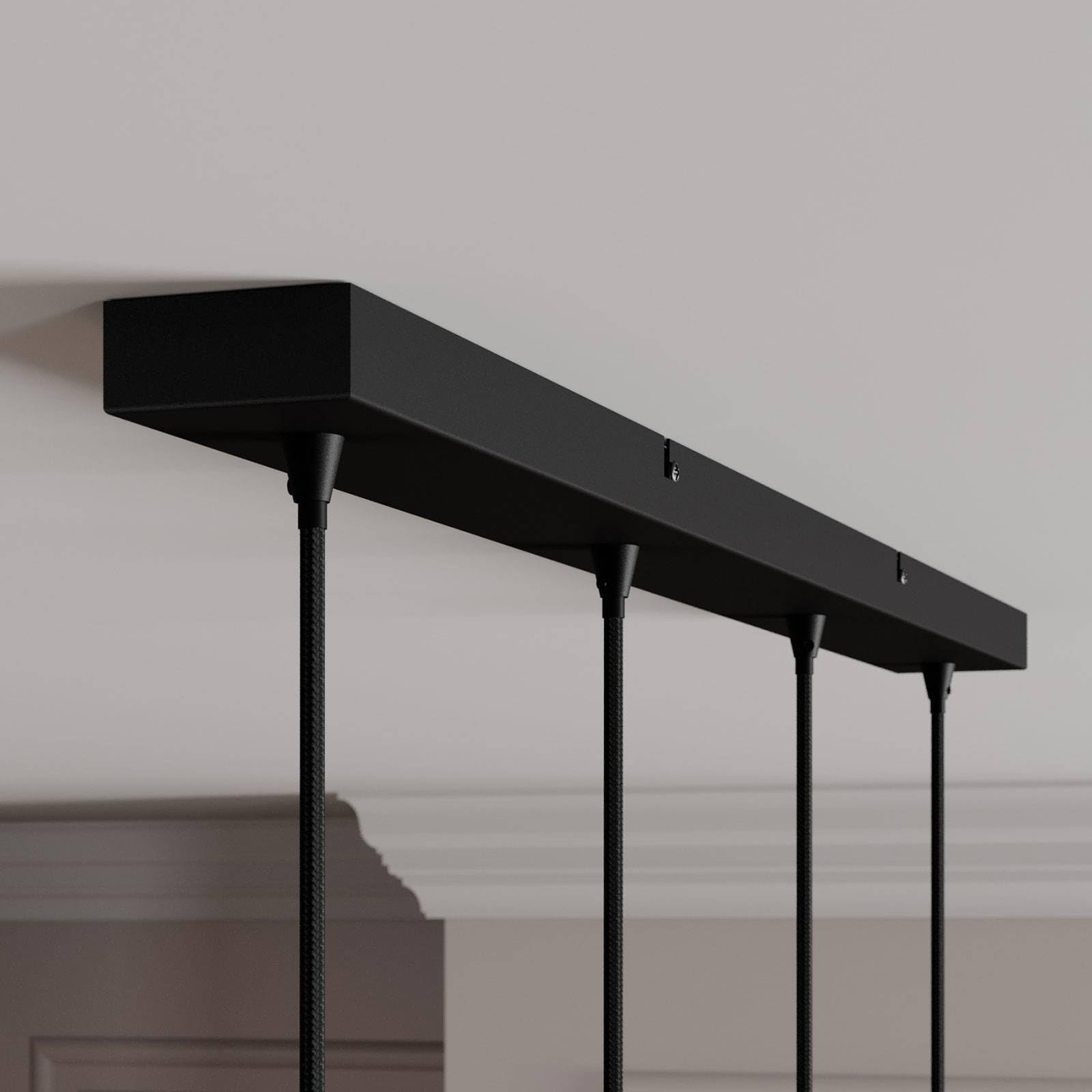 Lindby Esstisch Pendelleuchte Glas rauchgrau, Hängeleuchte Rauchglas Esszimmer 4x E27 ohne Leuchtmittel Hängelampe Wohnzimmer Esszimmerlampe