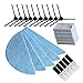 Produktbild Nrpfell 10 x Seiten bürste + 5X Hepa Filter + 5 x Mop Tuch + 5 x Magic Paste Zubehr für ilife v5s ilife v5 pro x5 V5 V3 V50 Vakuum Staubsauger zubehr