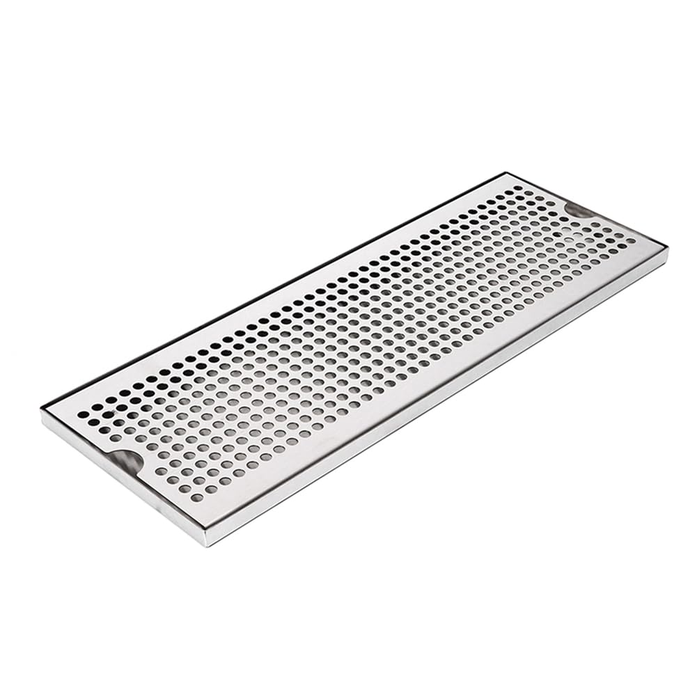 Tropfschale Aus Edelstahl für Bar, Rechteckige Wasserauffangschale, Ölablaufschale, 50x17,5x1,5cm