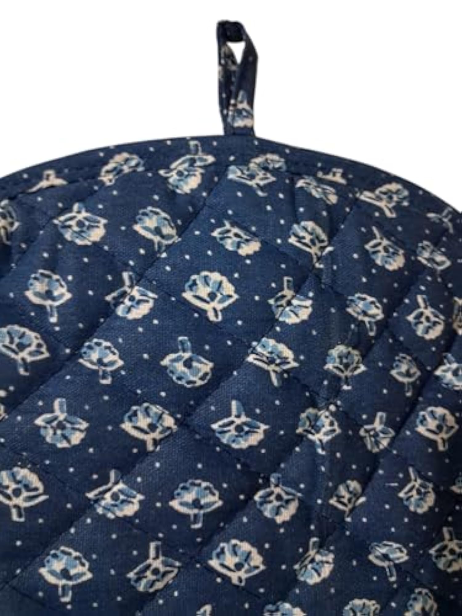 Traditional Daabu Tree Print Quilted Tea Cozy