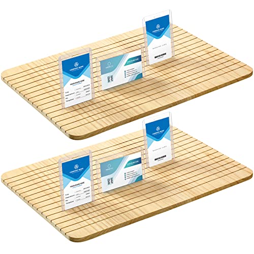 Glenmal 2 Pcs Wooden Name Badge Holder ID Badge Tray Organizer ID Tag Name Badge Organizer Name Tag Holders ID Card Sign Tag Decor Supplies for Office Business(15.4 x 11 x 0.5 Inch,Natural Color) Glenmal 2 Pcs Wooden Name Badge Holder ID Badge Tray Organizer ID Tag Name Badge Organizer Name Tag Holders ID Card Sign Tag Decor Supplies for Office Business(15.4 x 11 x 0.5 Inch,Natural Color)