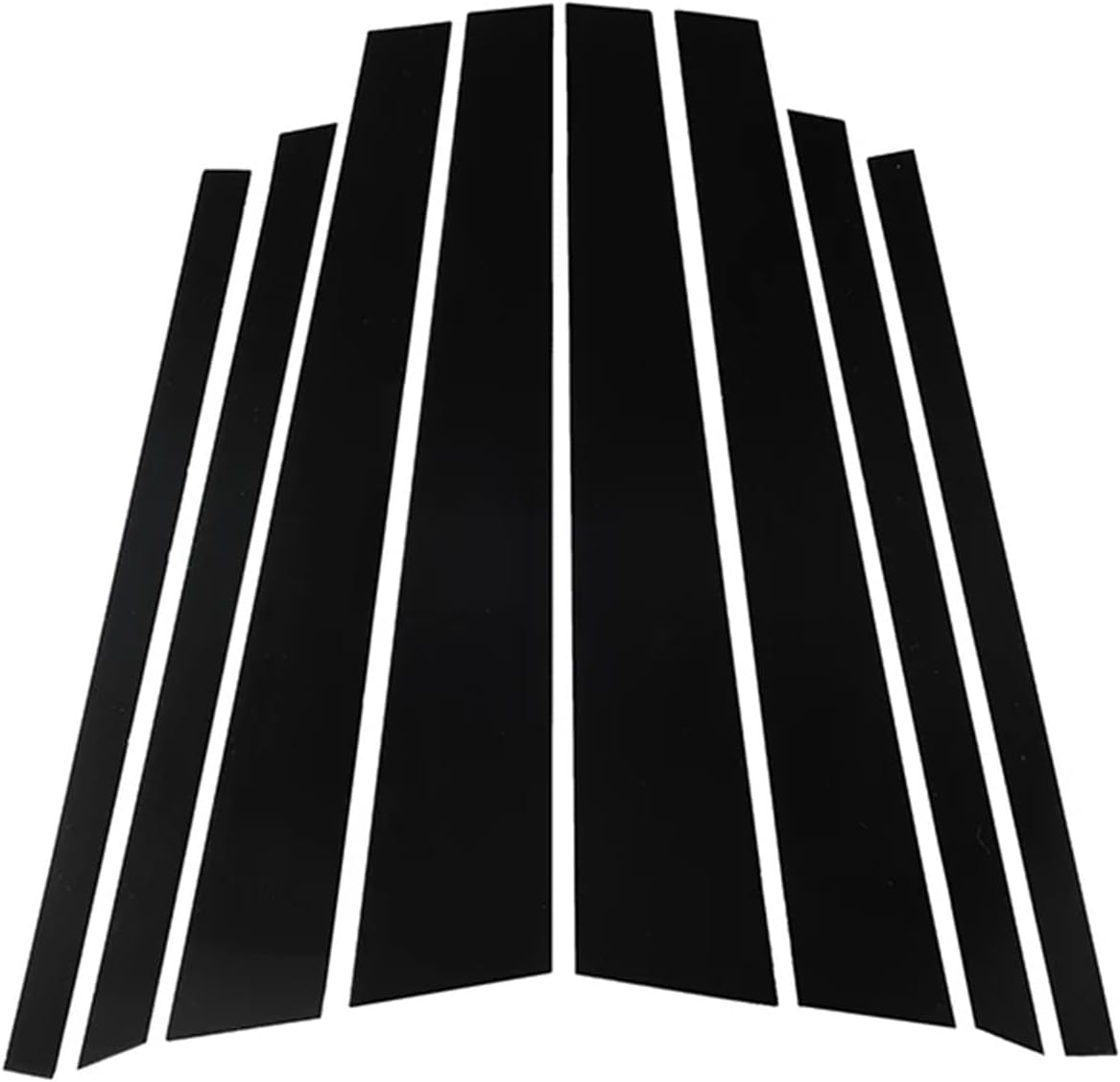 For Polished X5 E70 2007-2013 Pillar Posts Window Trim