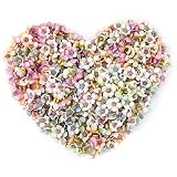 Fake Flowers Bulk Artificial Flowers Rose Outdoor Spring Daisy Flower Head Mini Silk Flowers for Cra