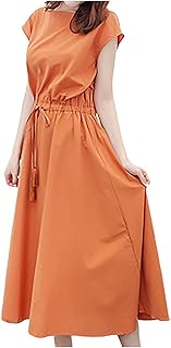 Amazon Co Jp オレンジ イブニングドレス ワンピース ドレス 服 ファッション小物