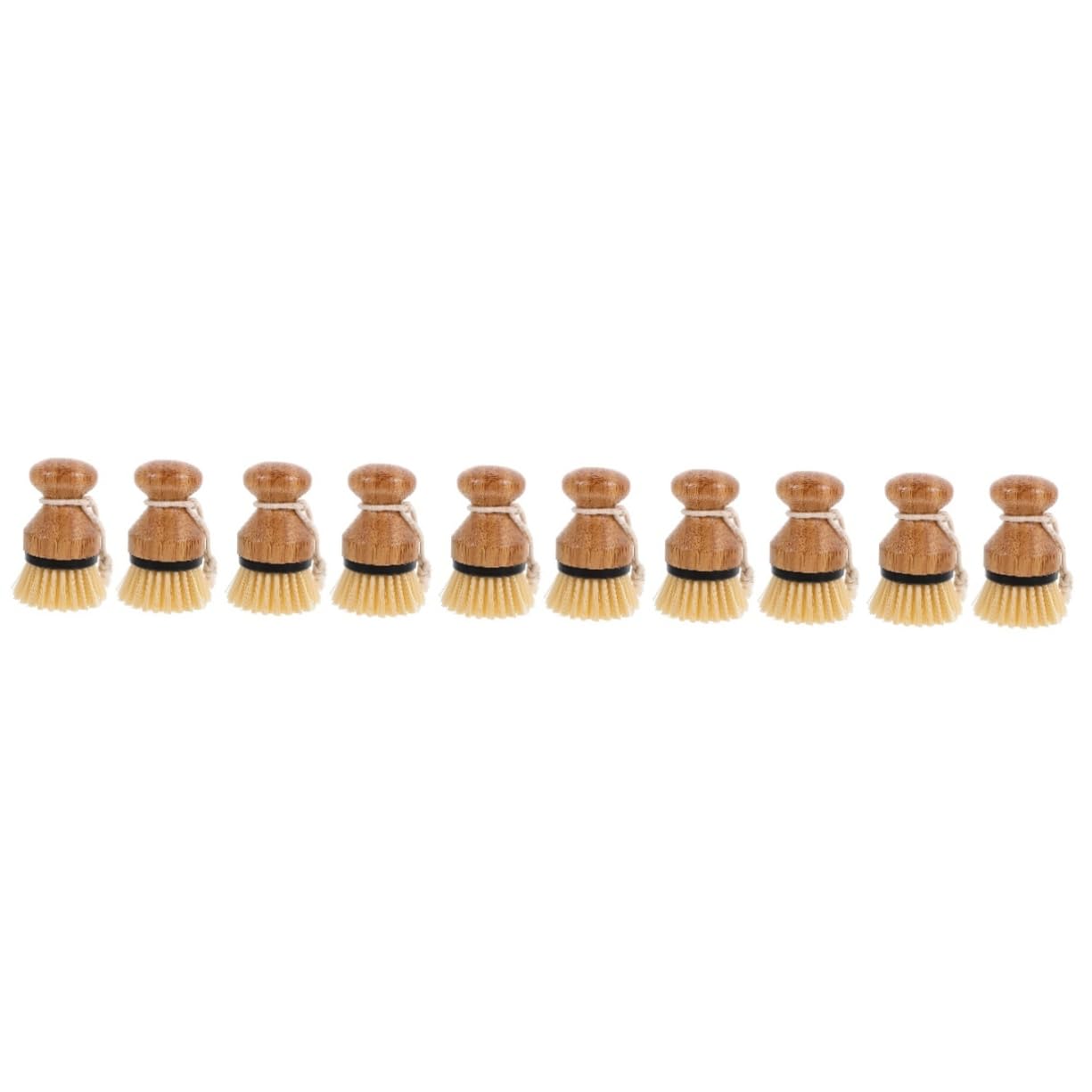 Ciieeo 5 Juegos Cepillo para Ollas con Cabeza De Sello Dispensador De Jabón Trapea Rápido Cepillo De Cocina De Limpieza De Grietas Limpieza De Palma 2 Piezas * 5