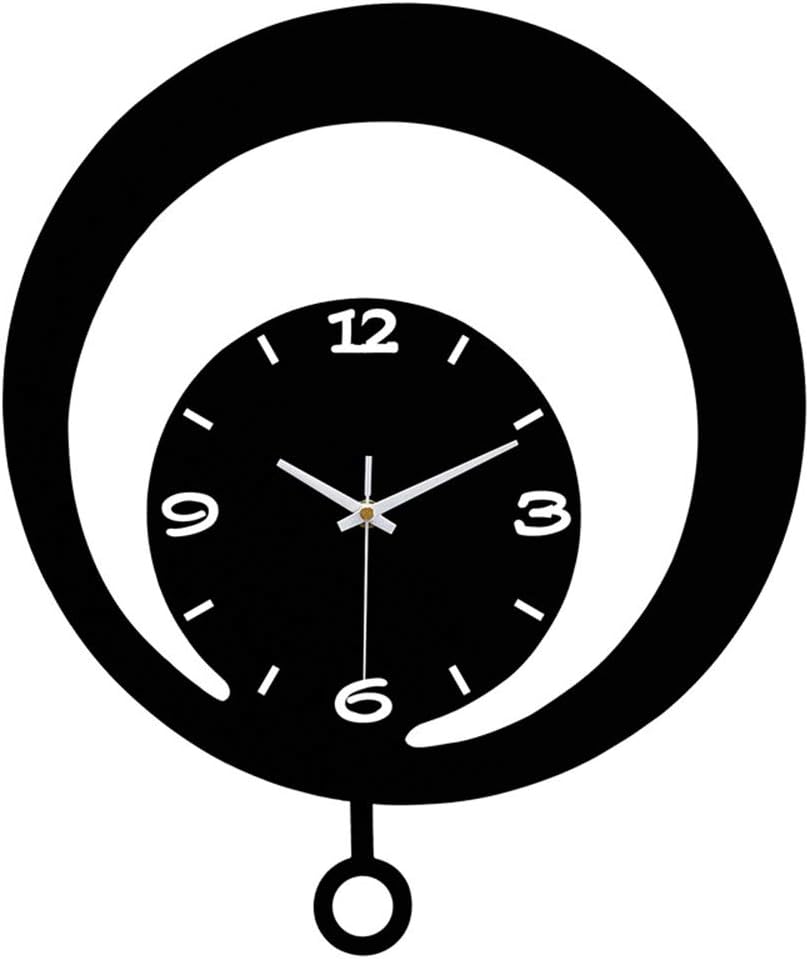 Wall Clock Nordic Minimalist Living Room Wall Clock Watch Clock Creative Modern Bedroom Porch Swing Decoration Mute Quartz Clock 45CM * 50CM