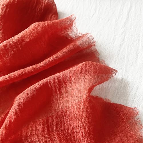 Image of Crinkled PolyCotton Scarf for Women - 180 x 90 cm Stole for Women | PolyCotton Scarf for Summers, Head Cover for Women | Lightweight Scarf for Women | Women Accessory