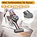 RUKHOOL Mini Turbinendüse für Dyson V7 V8 V10 V11 V15 Bürste Ersatzteile Bürstenrolle Zubehör Ersatzbürste für Matratze Sofa Autositz Sessel Entfernt Milben und Allergene