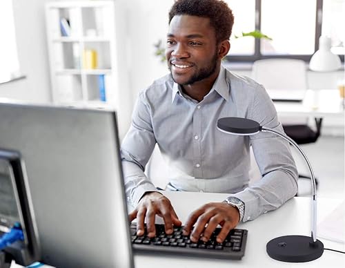 Miniatura 2 de PureOptics VLED1800BK - Lámpara de escritorio LED (metal), color negro