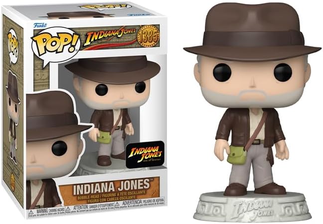 Miniatura 2 de POP Indiana Jones and The Dial of Destiny - Figura de vinilo de Indiana Jones Funko (incluye funda protectora de caja compatible), multicolor, 3.75