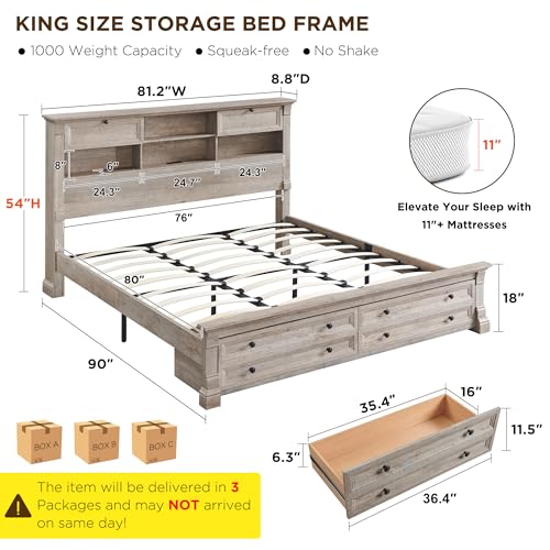 king bedroom furniture set Package product image