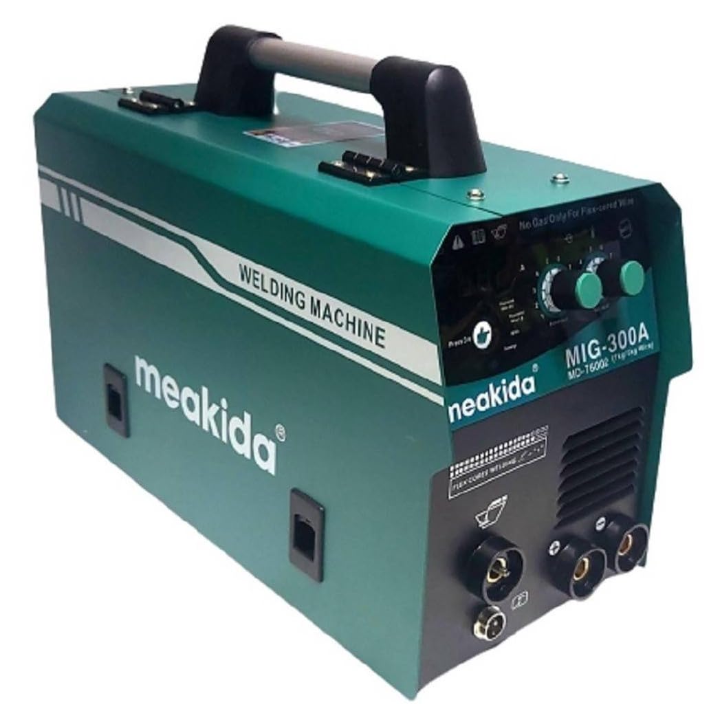 Trade Shop - Saldatrice Multifunzione Mig/MMA Filo Continuo No Gas + Elettrodo 1-5 kg 300a