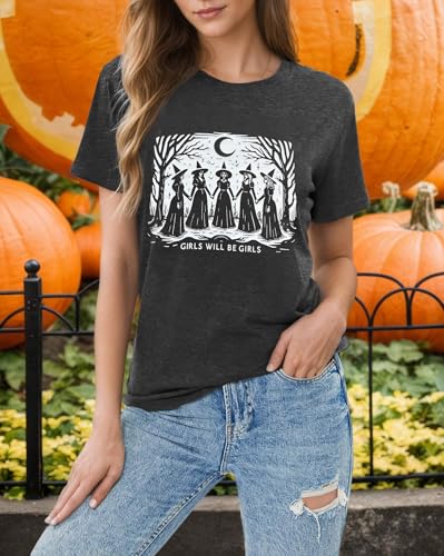 Halloween Shirts Women Witch Tshirts Salem Est 1626 They Missed One Shirt Spooky Tee Tops4