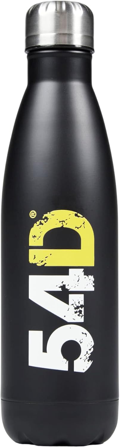 54D INSULATED WATER BOTTLE 17 Oz, Stainless Steel Water Bottles, Sports Water Bottles, Keep Cold for 24 Hours and Hot for 12 Hours. Great for Travel.
