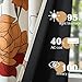 JINCHAN Lora Floral Curtains for Bedroom 95% Blackout Drapes Room Darkening Window Drapes Fall Decor Winter Vintage Boho Flower Print Curtain for Living Room 84 Inch Length 2 Panels with Grommet Beige