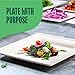 100% Compostable Square Paper Plates [50-Pack] - {PFAS-Free} - {BPI Certified} - [10 Inch] Heavy Duty, Eco-Friendly, Biodegradable Bagasse Dinner Plates - Natural Brown 10" Plate by Stack Man 4