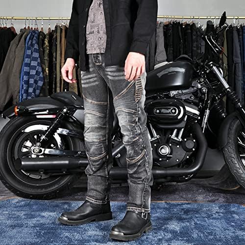 Pantaloni moto per gli uomini Motocross pantaloni motociclista moto Jeans equipa