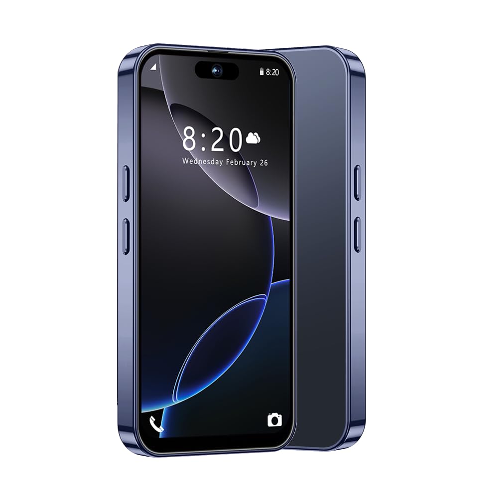 mini Smartphone for Kids with 4.0 inch Small HD Screen, 3GB RAM+32GB ROM,4G Dual SIM,Android 10.0,WiFi,Bluetooth,FM,GPS Pocket Phone (Dark Blue)