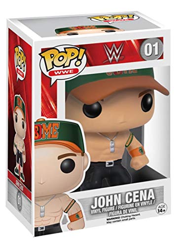 Funko POP WWE: John Cena Action Figure, Green/Orange
