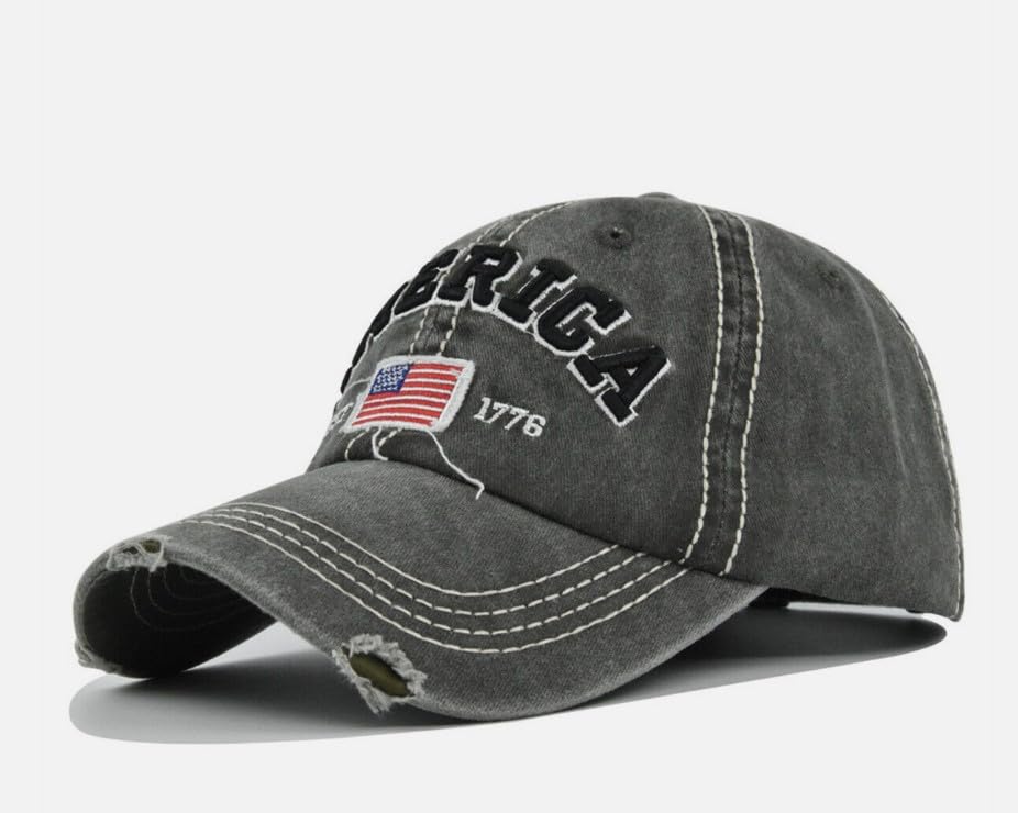 Image of Handcuffs Cap for Men Women Denim Stylish Baseball Caps Adjustable Free Size Hats | Gym Accessories | Sun Protective Hat
