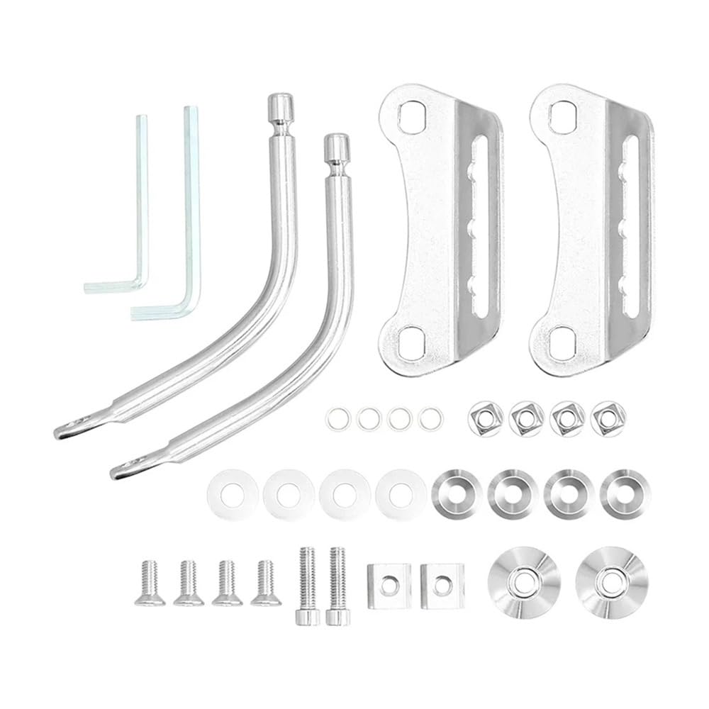 D'écran Déflecteurs Moto Déflecteur De Vent Avant De Pare-Brise De Moto Universel, Accessoires Modifiés pour Déflecteur De Vent De Pare-Brise De Moto