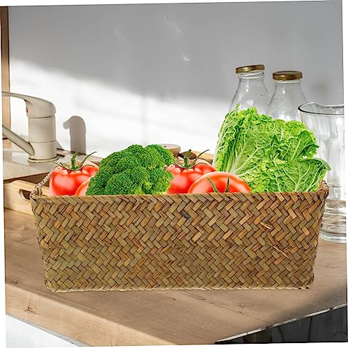 Cesta colgante de césped decorativa para almacenaje vertical en paredes y puertas pequeñas 7