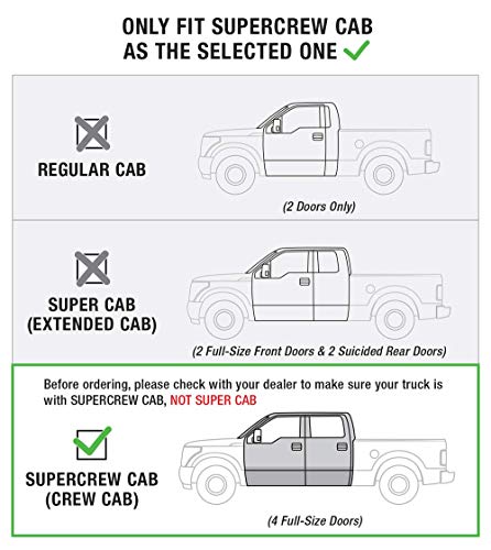 Raptor Series Magnum Rt Gen 2 Drop Steps Running Boards Black For Crew Cab 15-23 F-150 17-23 F-250/F-350 Super Duty #TOP5