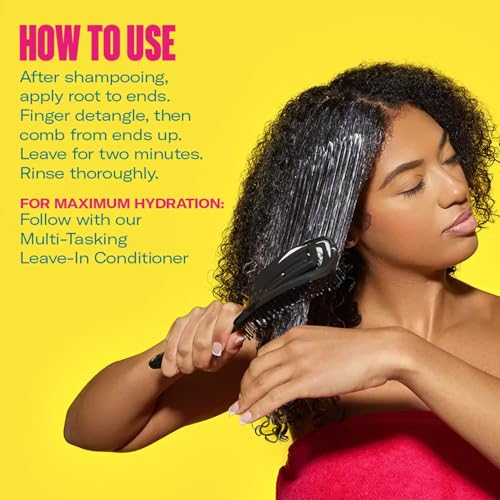 Mielle 2-Minute Deep Conditioner - Kalahari Melon & Aloe Vera Moisturizing Hair Conditioner for Dry, Curly and Textured Hair - Softening, Detangling & Fast-Acting Deep Conditioning Treatment (12 oz) - Image 6