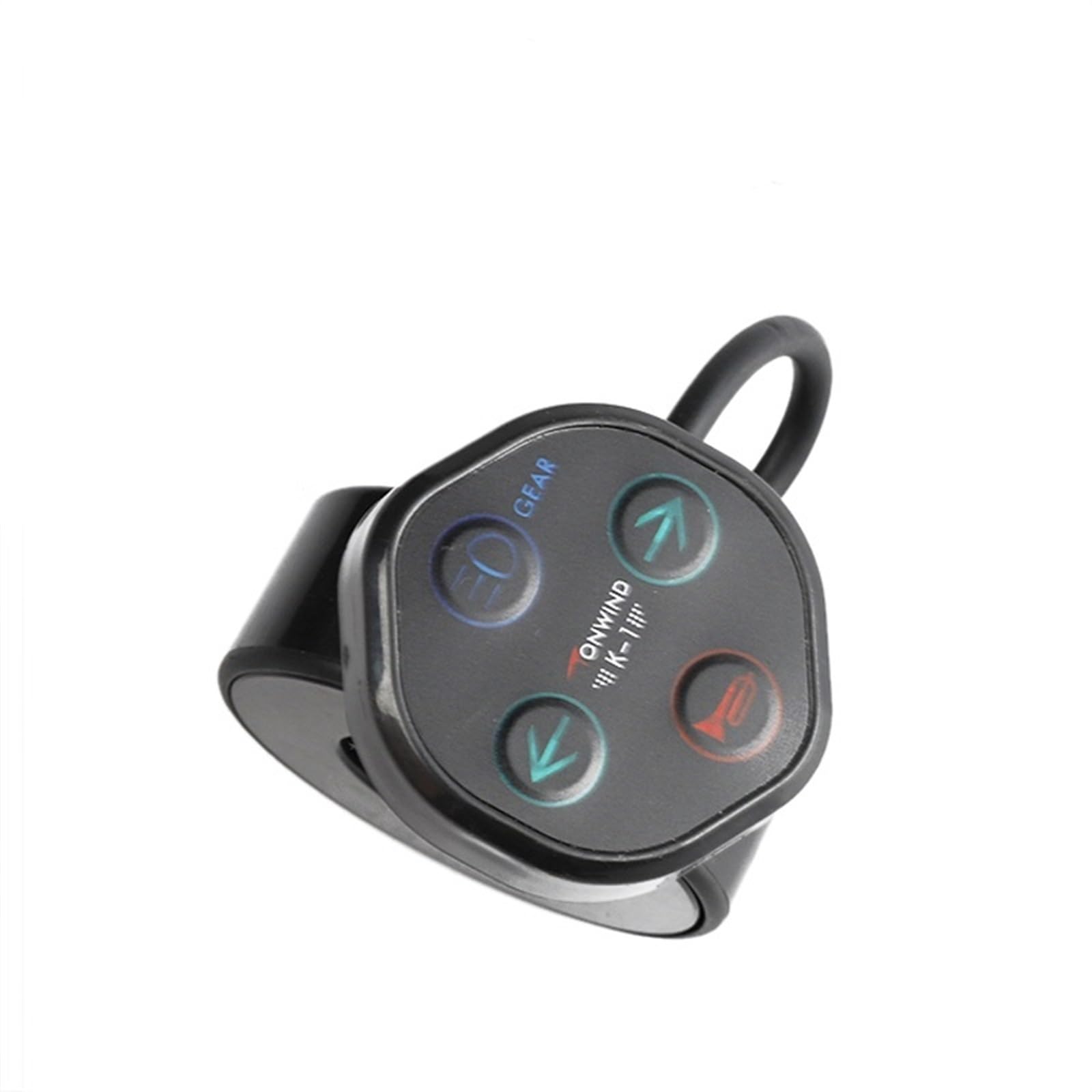 TF901 48V E-Bike Scooter Allarme antifurto Regolatore di velocità senza spazzole remoto Display LCD Acceleratore Twist Grip Manubrio Regolatore per monopattino elettrico(Three pin switch)