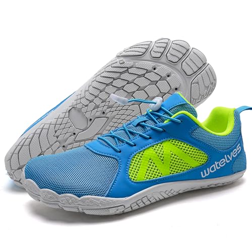 Image of WateLves Barefoot Water Shoes for Women Men Wide Toe Quick-Dry Lightweight Mesh Breathable Aqua Shoes for Beach Swim Yoga Exercise Surf Pool Boat