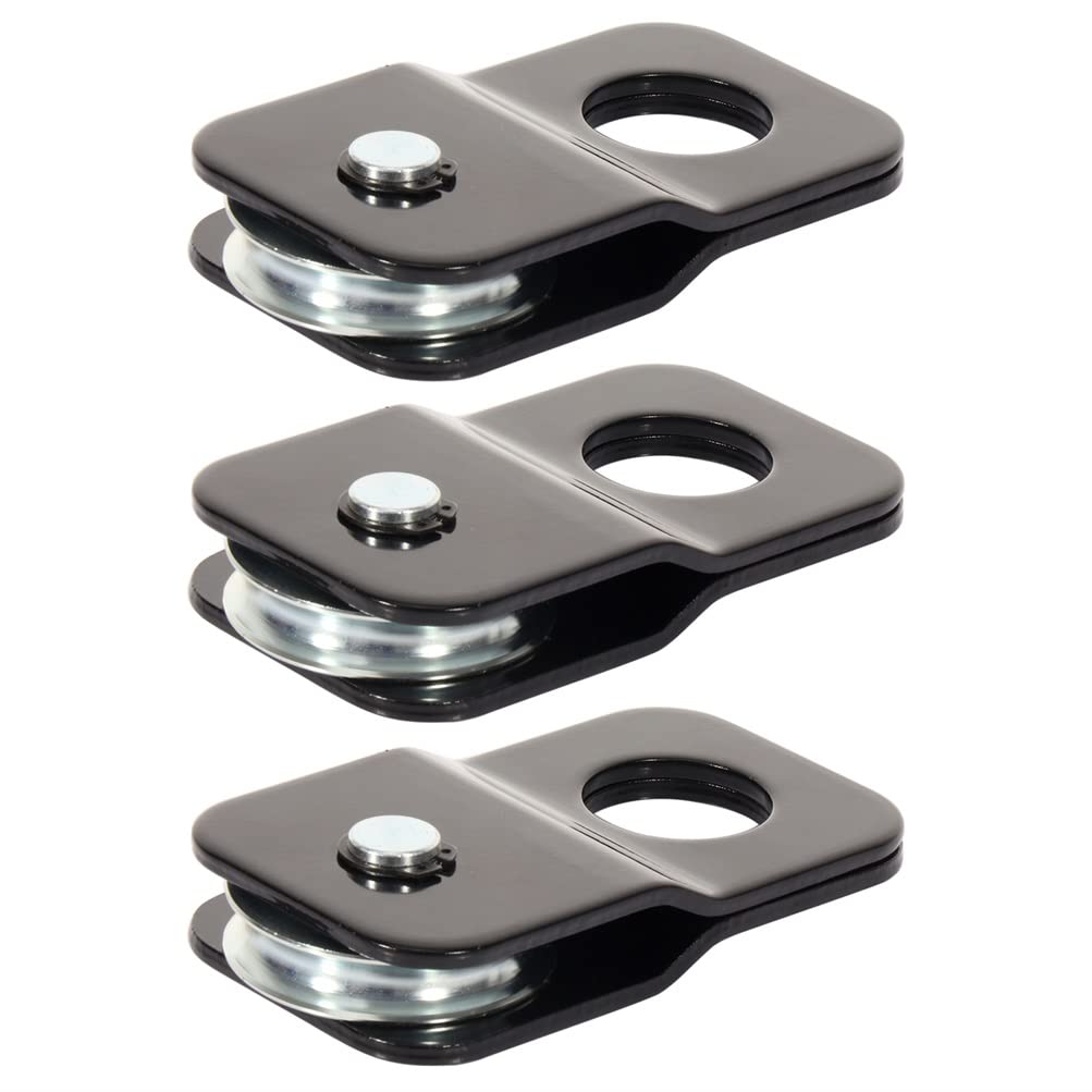 Universal Recovery Winch Snatch Block Pulley 4 Ton / 8,800 Lb (3PCS)