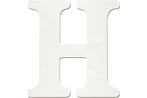 12 Inch Wooden Letters, Natural Blank Unfinished DIY Crafts