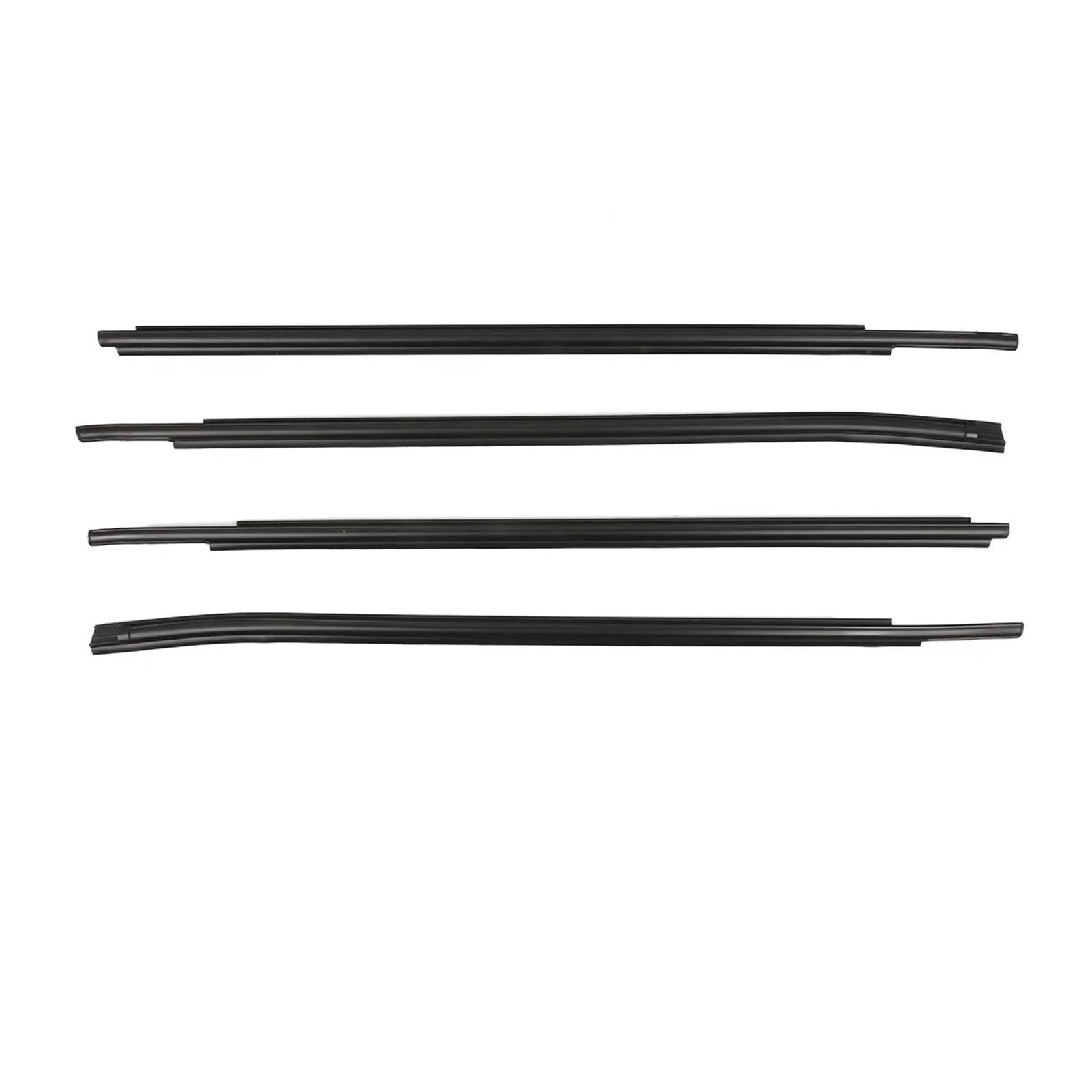 Qibbei One Color Car Side Window Weather Strips Rubber Glass Sealing Sealant Trim For Toyota For Tundra Crewmax 2007 2008-2018