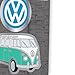 Volkswagen Logo Adhesive Vinyl Decals - Fun Set of Volkswagen Stickers for Car, Window, Water Bottle or Laptop, 1 Pack (2 Count)