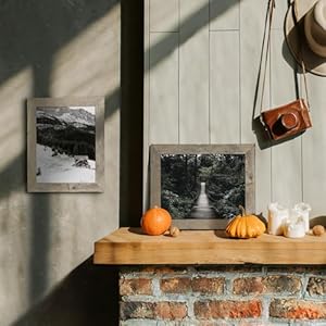 Fun Memories 11x14 Barnwood Picture Frames, Farmhouse Rustic 11 x 14 Frame with Tempered Real Glass, 100% Reclaimed Wood, Country Distressed Wood Frame 11"x14" for Wall Fun Memories 11×14 Barnwood Picture Frames Farmhouse Rustic 11 x 14 Frame with Tempered Real Glass 100 Reclaimed Wood Country Distressed Wood Frame 11×14 for Wall