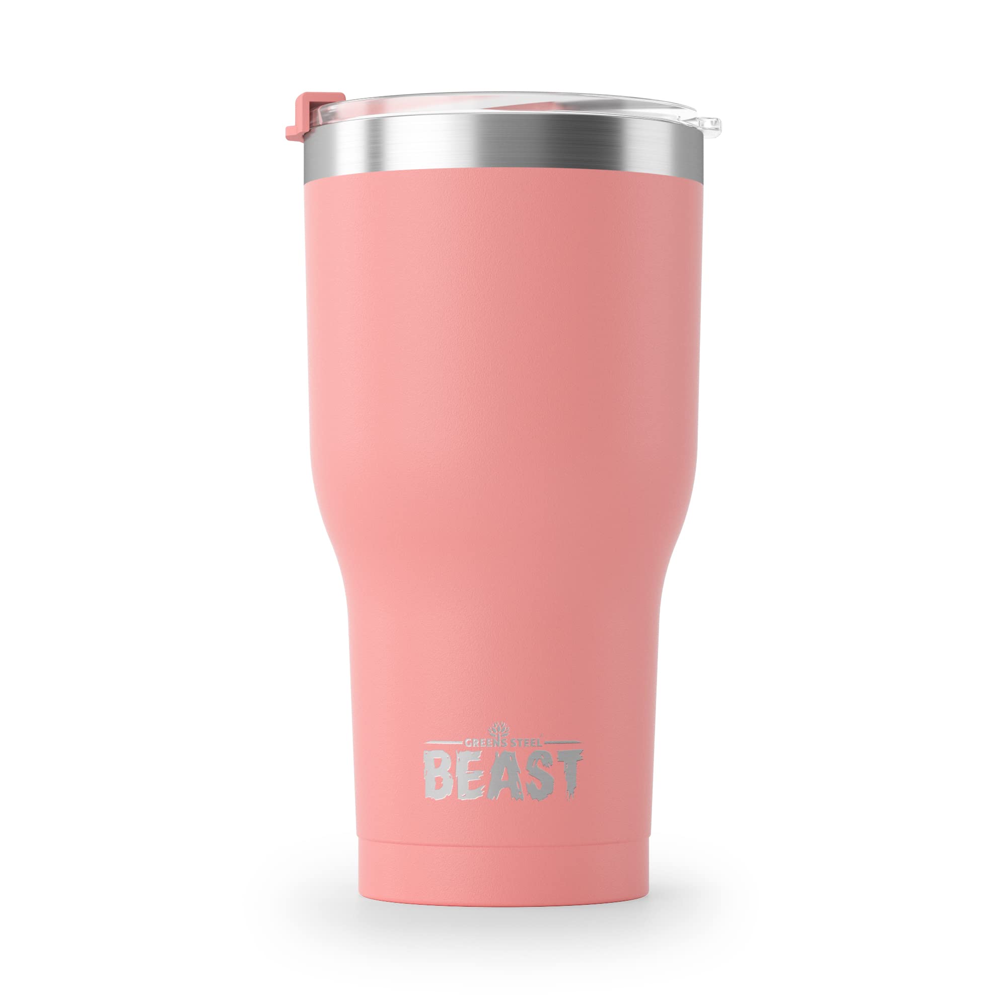 Beast Tumbler – 900 ml (30 oz), Fiori Di Pesco | Bicchiere termico in acciaio inox riutilizzabile con isolamento sottovuoto | con 2 cannucce e spazzola per la pulizia | Tazza a doppia parete