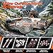 DEERC 1:10 Scale RC Monster Truck for Adults & Boys, 48KM/H Speed 4X4 Hobby RC Car with Lights, 2 Rechargeable Batteries, 2.4 GHz All Terrain Remote Control Car Toys for 30mins Fun
