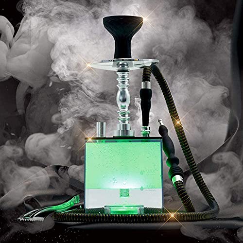 Shisha-Set aus Mikro-modernem Acryl, Shisha-Set mit Wasserschlauch, große Wolke mit zeremischer Hookah-Schale und buntem… – Bild 8