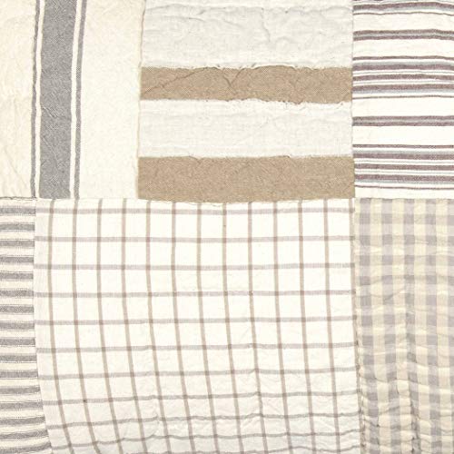 Vhc Brands Boho & Eclectic Farmhouse Bedding-Grace White Sham, King (40488) #TOP3